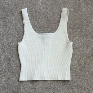 Quince Ribbed Square-Neck Tank Top